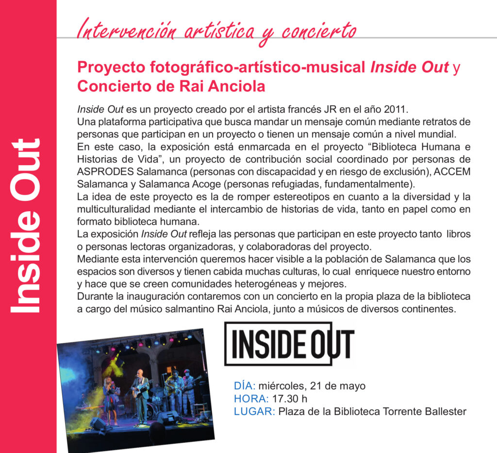 Torrente Ballester Inside Out y Rai Anciola Salamanca Mayo 2025