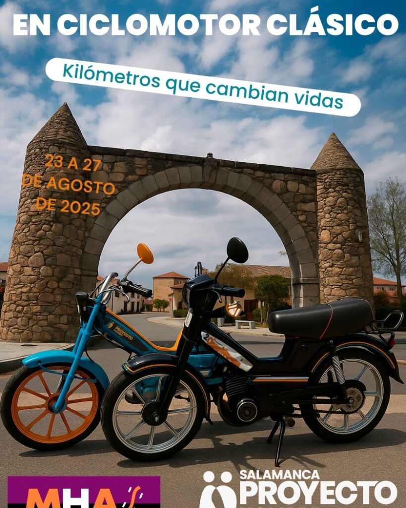 Salamanca VI Raid Solidario en Ciclomotor Agosto 2025