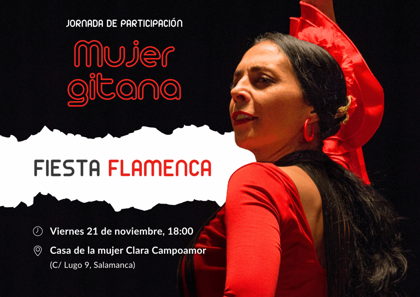 Casa de la Mujer Clara Campoamor IV Fiesta Flamenca Salamanca Noviembre 2025