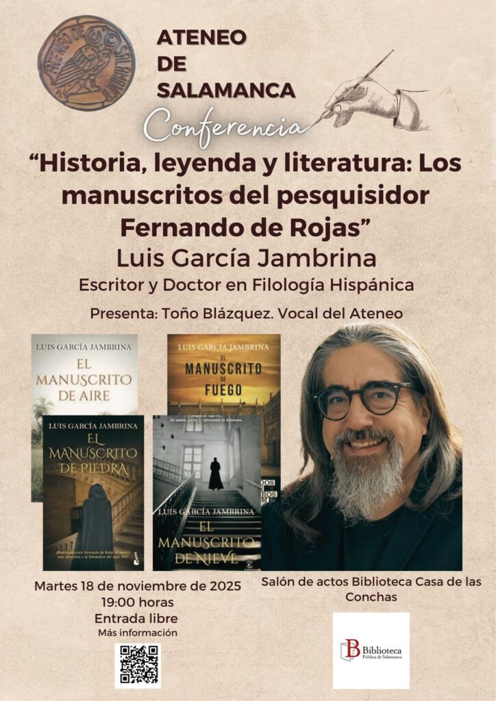 Casa de las Conchas Luis García Jambrina Salamanca Noviembre 2025
