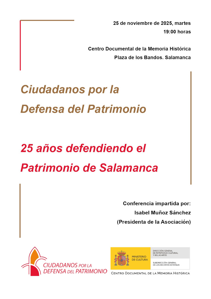 Centro Documental de la Memoria Histórica CDMH Bandos Isabel Muñoz Sánchez Salamanca Noviembre 2025