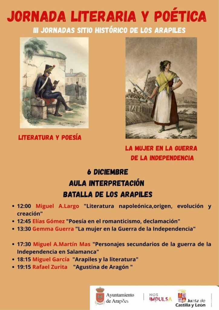 Arapiles III Jornadas Sitio Histórico de los Arapiles Diciembre 2025