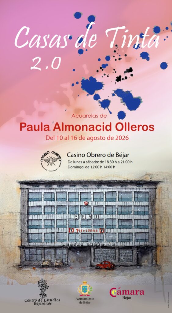 Paula Almonacid Olleros en el Casino Obrero de Béjar agosto 2026