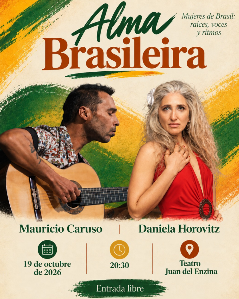 Alma Brasileira en el Aula Teatro Juan del Enzina Salamanca octubre 2026