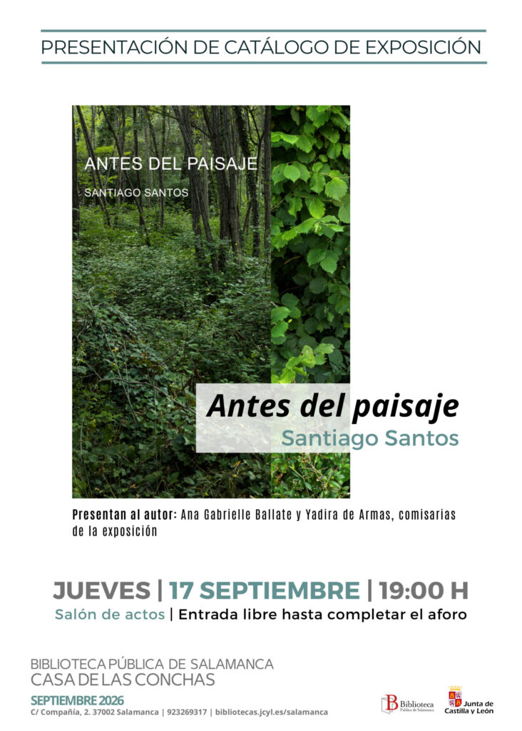 Antes del paisaje en la Casa de las Conchas Salamanca septiembre 2026