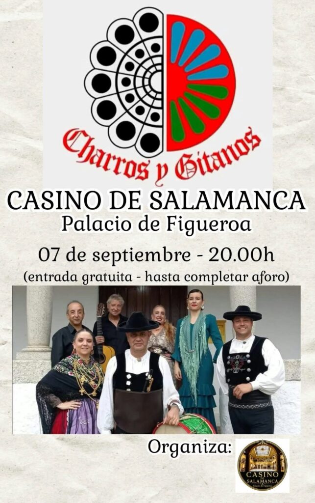 Charros y Gitanos en el Casino de Salamanca septiembre 2026
