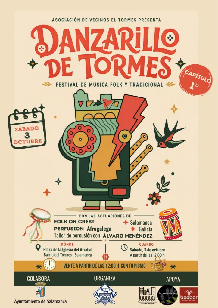 Danzarillo del Tormes junto a la Iglesia Nueva del Arrabal Salamanca octubre 2026