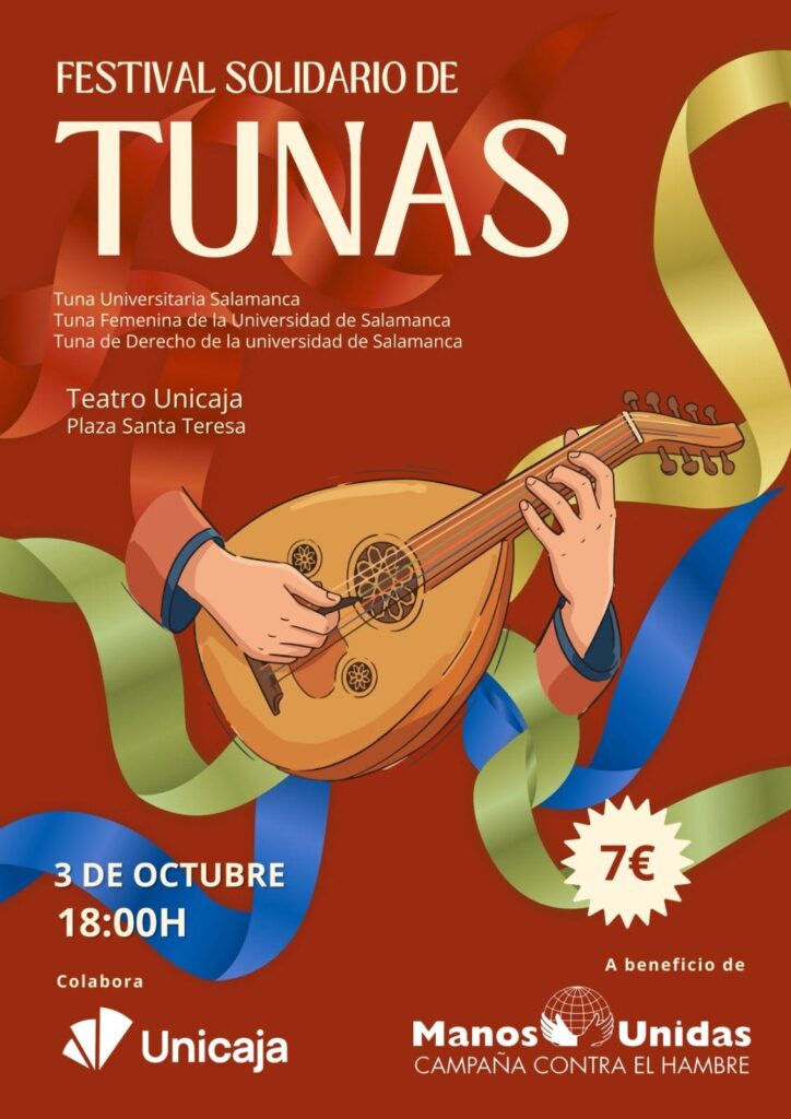 Festival Solidario de Tunas en el Teatro Unicaja Salamanca octubre 2026