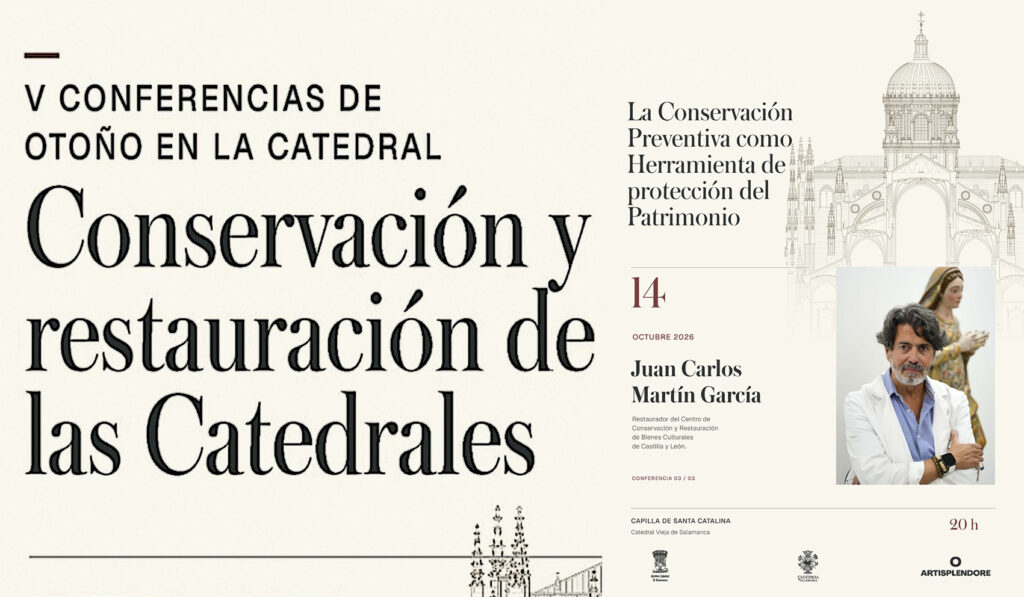 Juan Carlos Martín García en la Catedral Vieja Salamanca octubre 2026