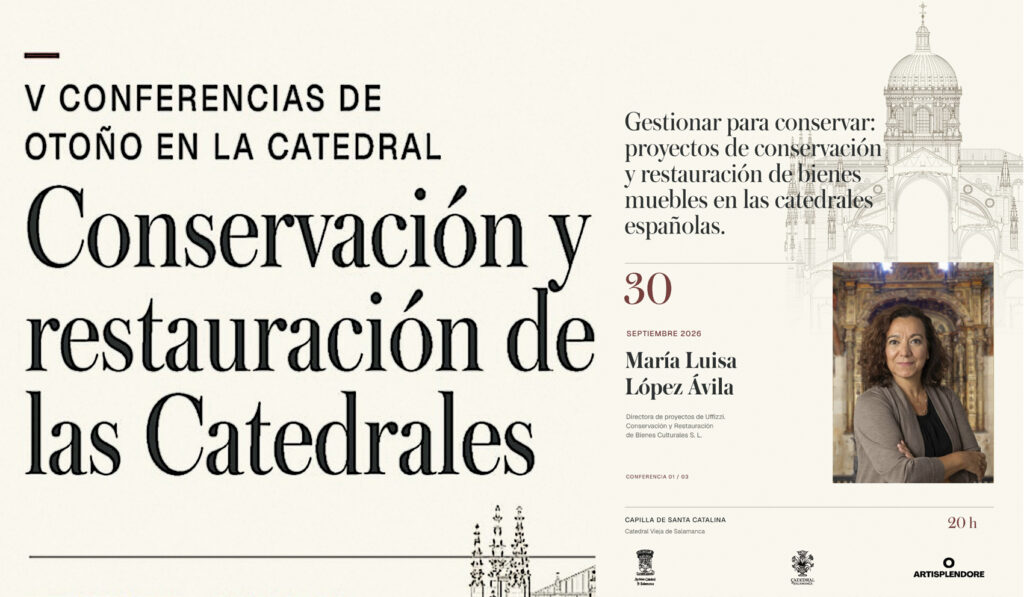 María Luisa López Ávila en la Catedral Vieja Salamanca septiembre 2026