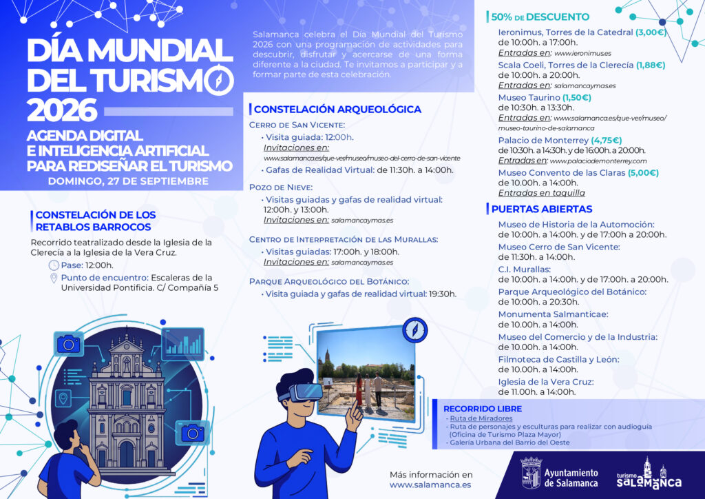 Salamanca y el Día Mundial del Turismo septiembre 2026