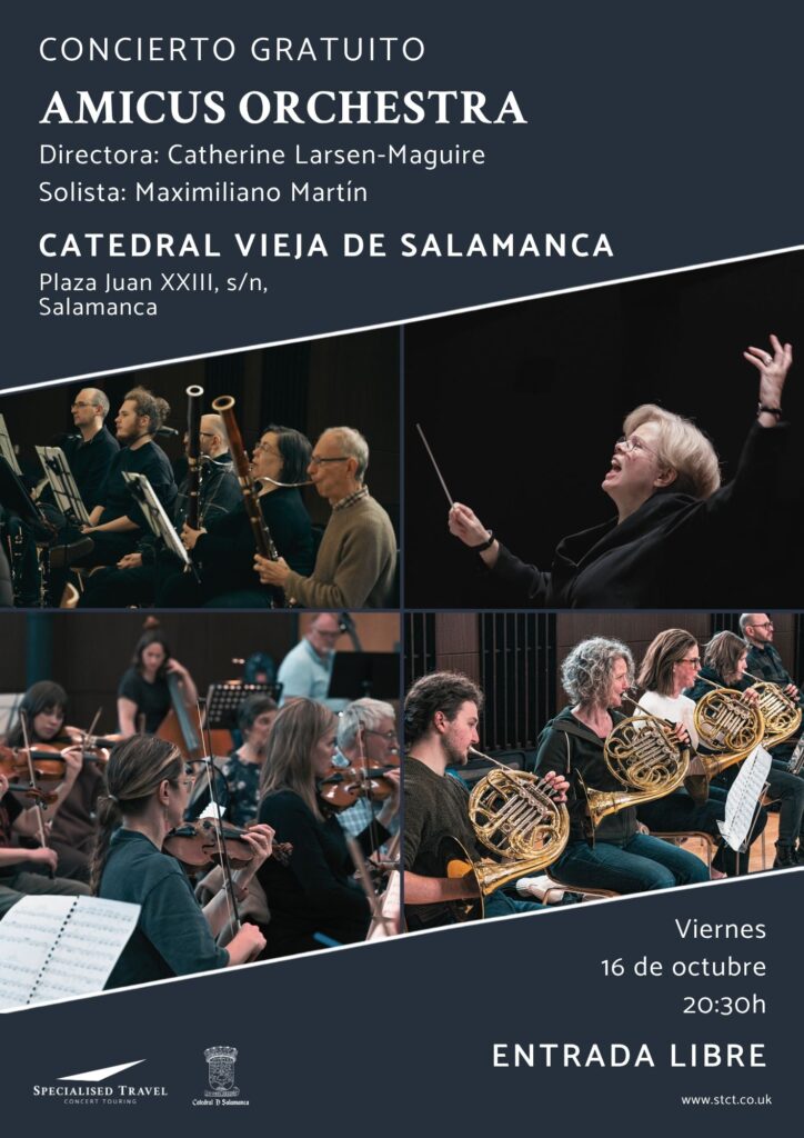 Amicus Orchestra Glasgow en la Catedral Vieja Salamanca octubre 2026
