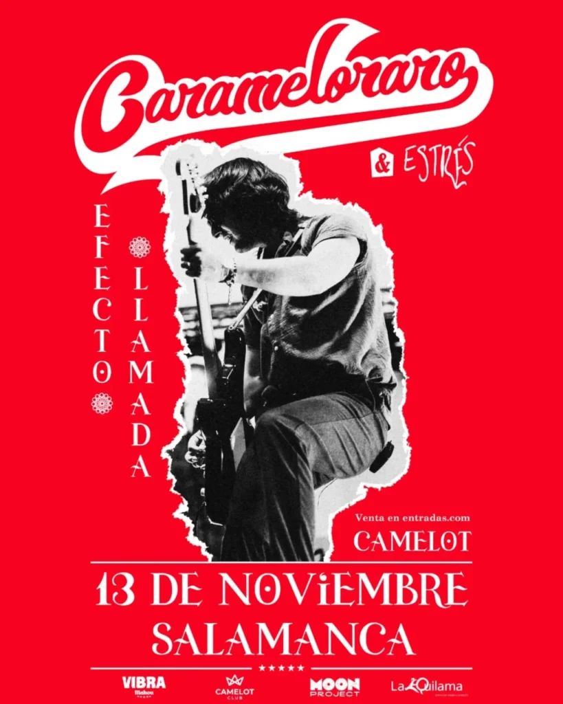 Carameloraro y ESTRÉS en Camelot Salamanca noviembre 2026