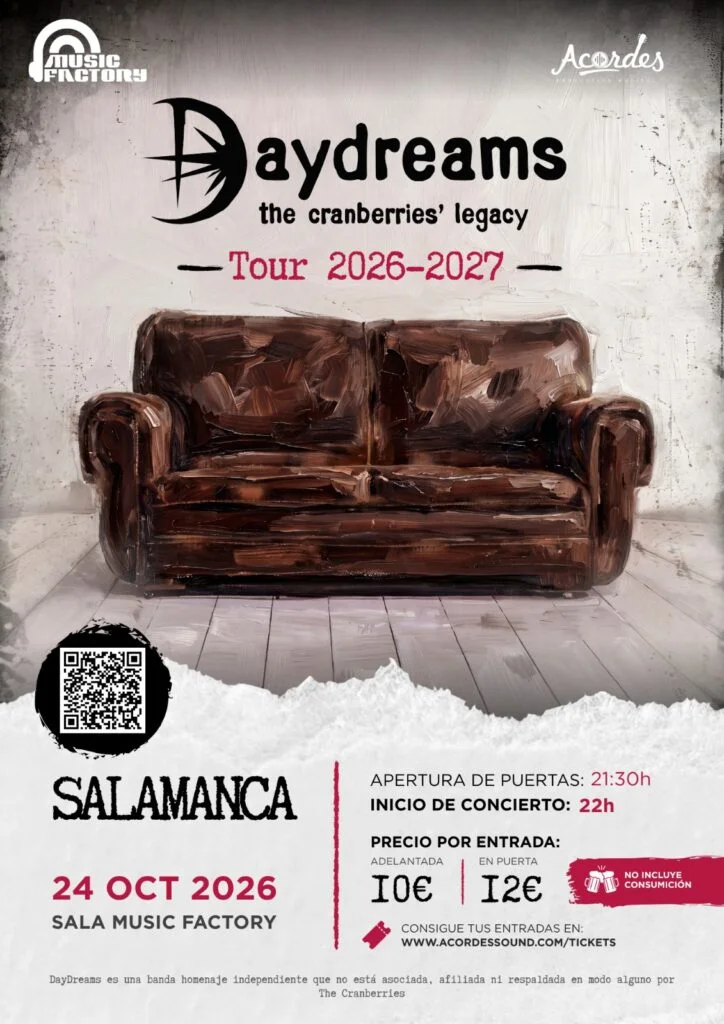 Daydreams en Music Factory Salamanca octubre 2026