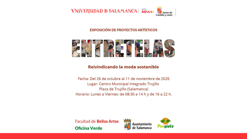 Entretelas en el Centro Municipal Integrado Trujillo Salamanca octubre y noviembre 2026