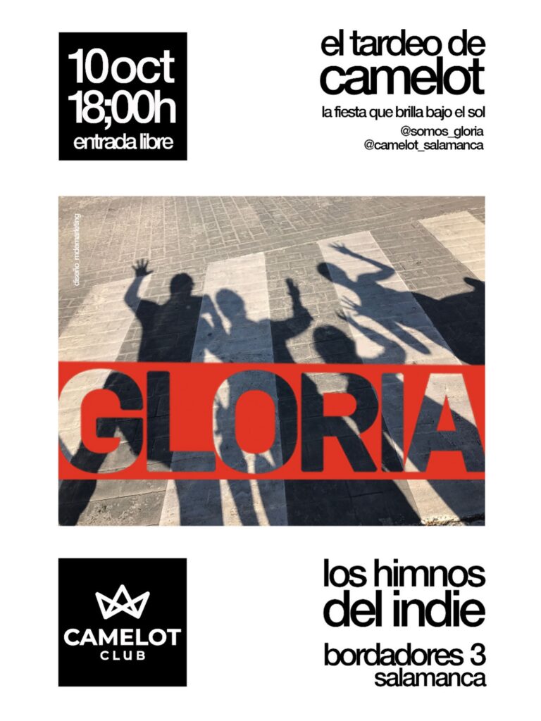 Gloria en Camelot Salamanca octubre 2026