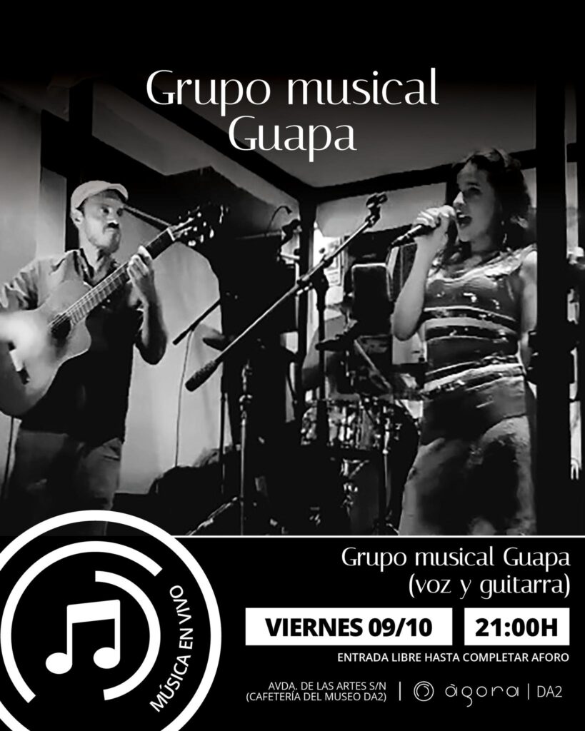 Grupo Musical Guapa en Ágora DA2 Salamanca octubre 2026