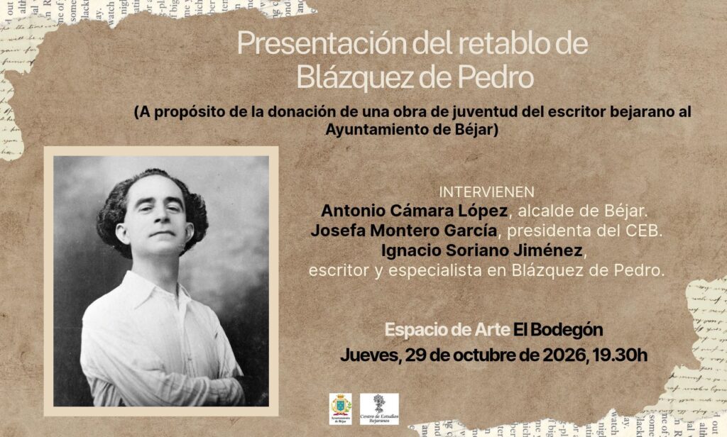 Ignacio Soriano Jiménez en Béjar octubre 2026