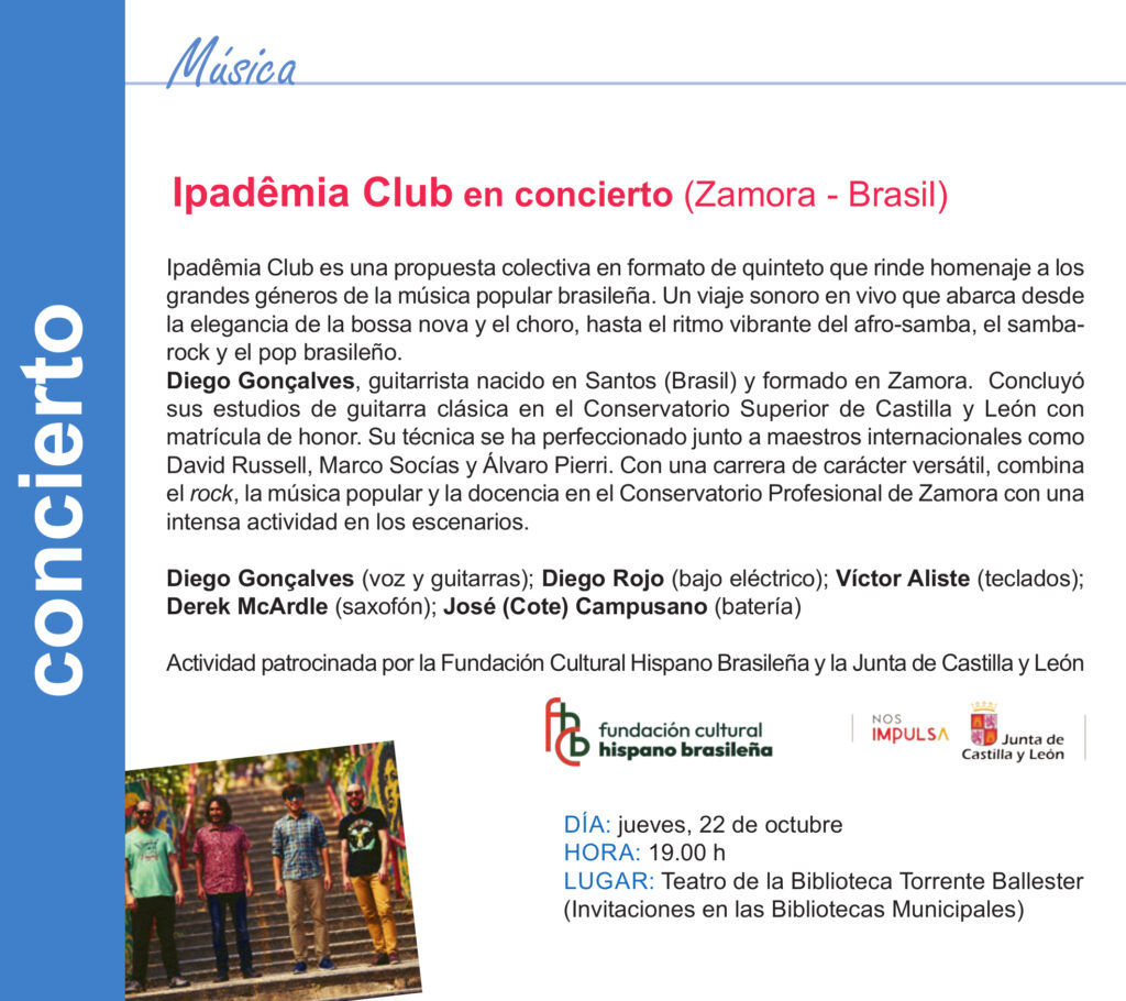 Ipadêmia Club en la Torrente Ballester Salamanca octubre 2026