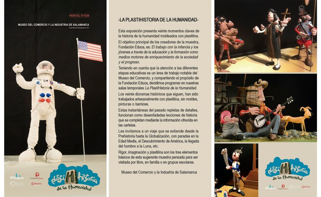 La Plastihistoria de la Humanidad en el Museo del Comercio y la Industria Salamanca 2026