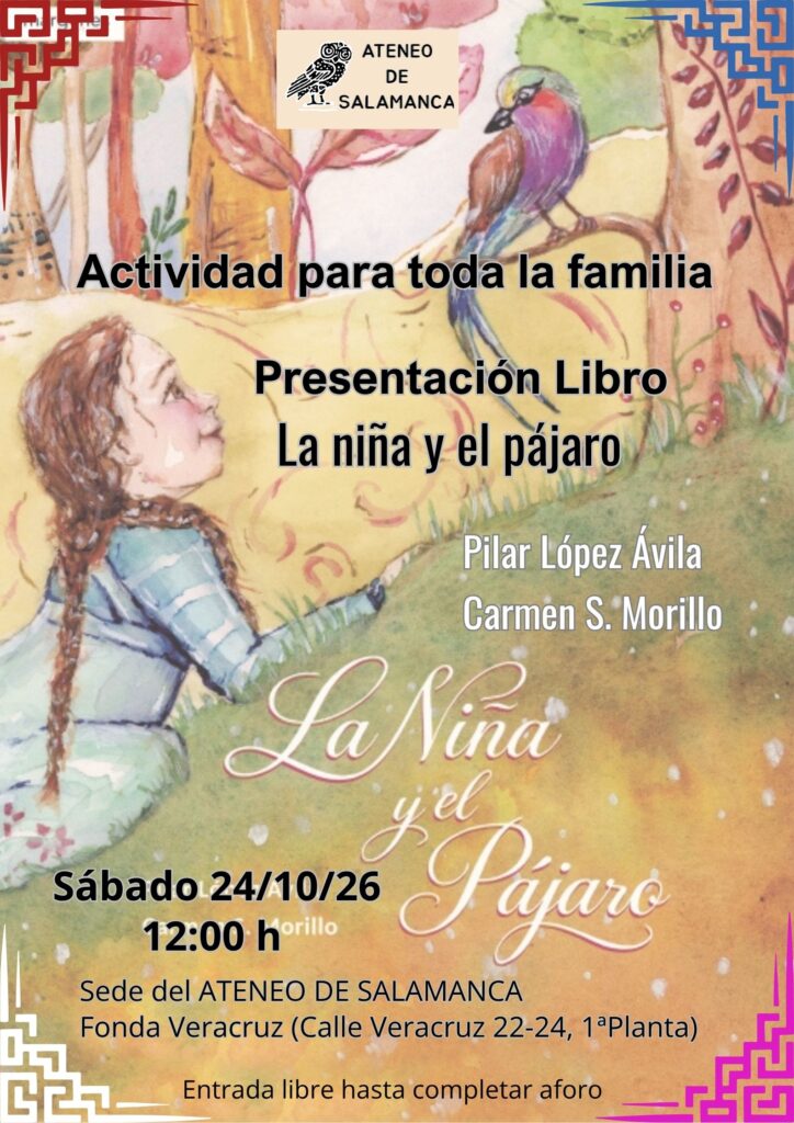 La niña y el pájaro en la Fonda de la Veracruz Salamanca octubre 2026