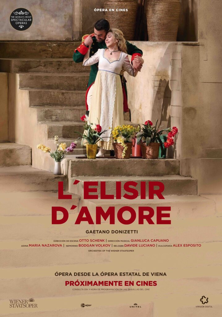 L'elisir d'amore en Cines Van Dyck Salamanca octubre 2026
