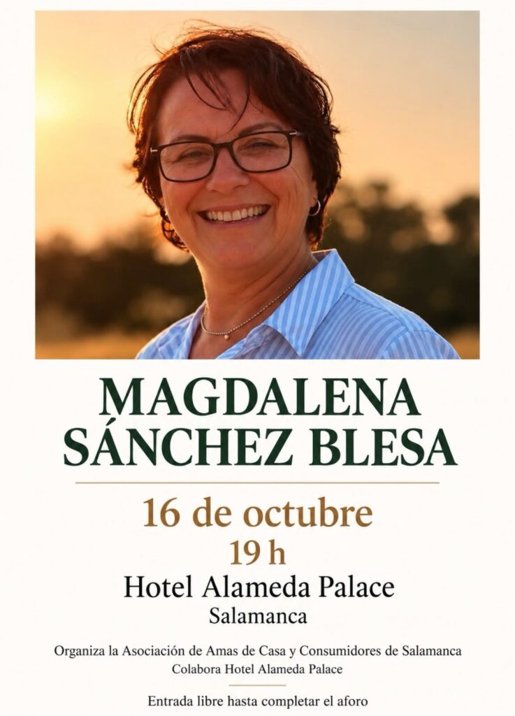 Magdalena Sánchez Blesa en el Alameda Palace Salamanca 2026