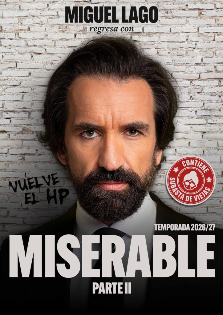 Miguel Lago en el Centro de las Artes Escénicas y de la Música CAEM Salamanca febrero 2027