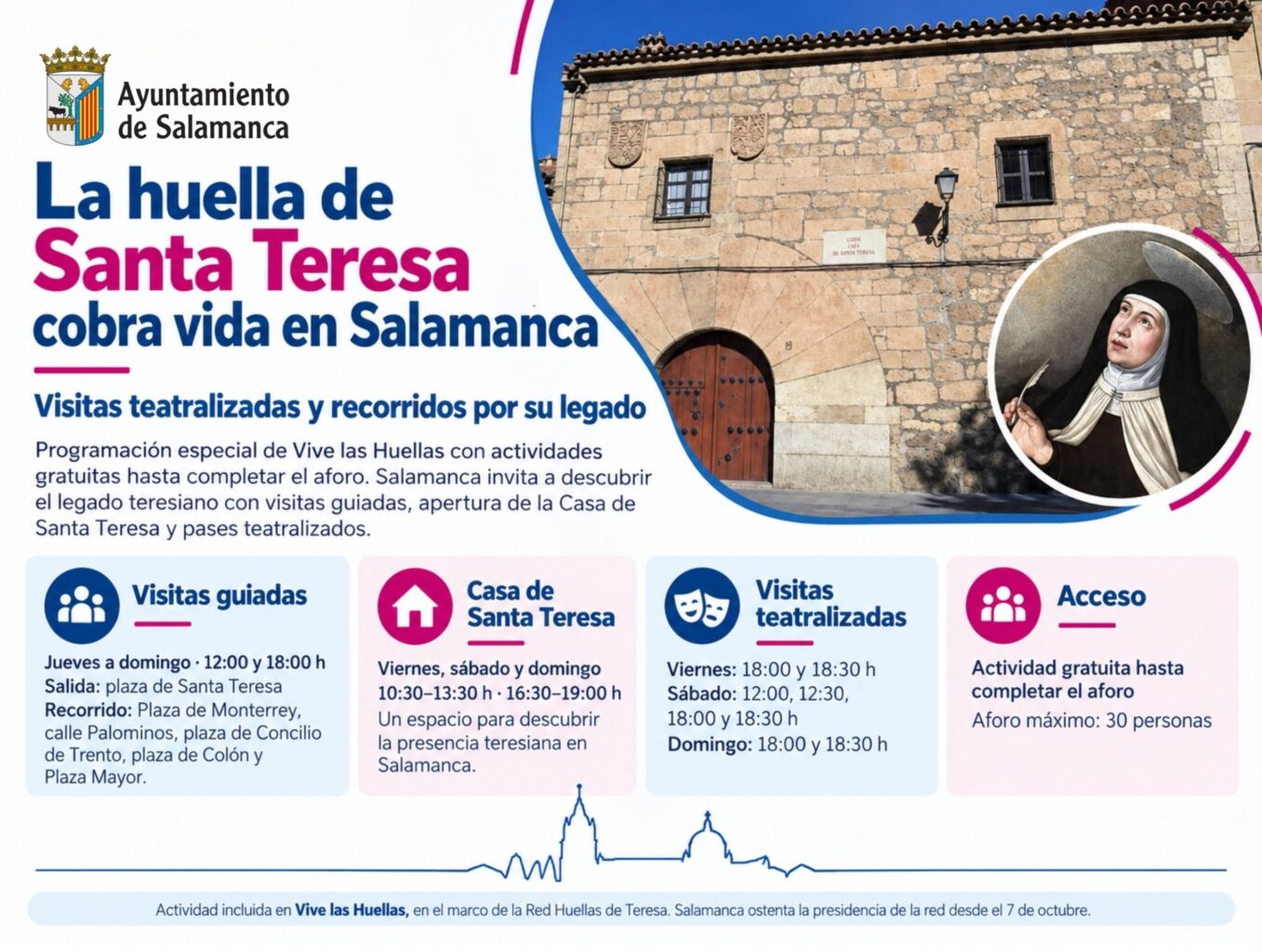 Vive las Huellas en Salamanca octubre 2026