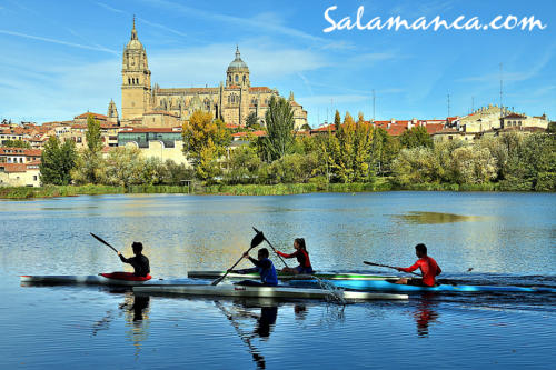 Salamanca, ¿qué mejores vistas para remar un rato?